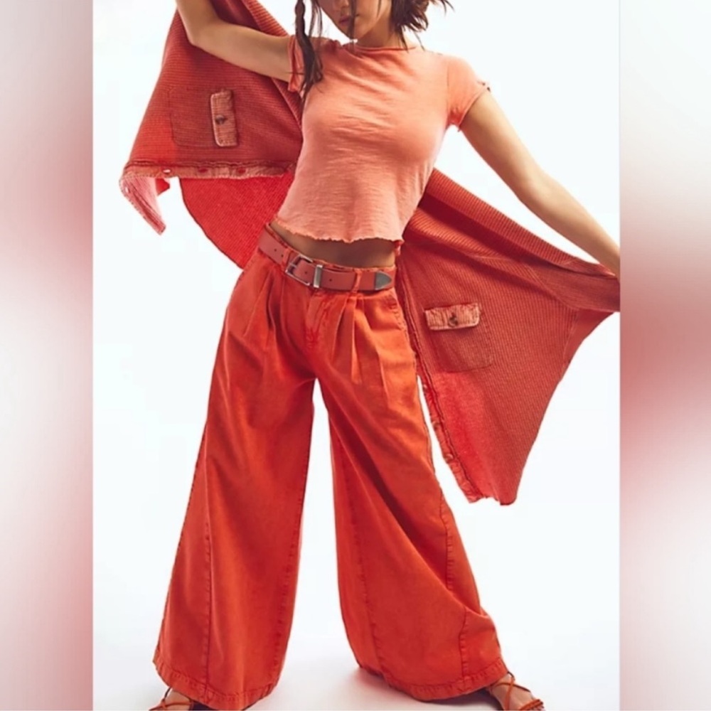 Free People We The Free Equinox Denim Trouser Wide Leg Denim We The Free